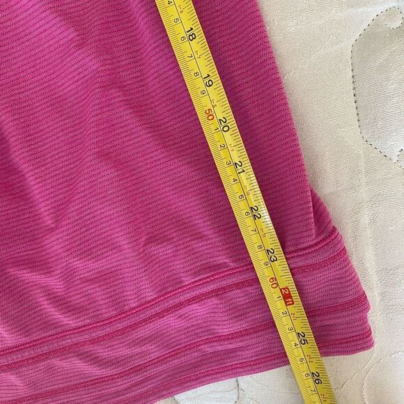 Lululemon Athletica Pink Fitted Ruched Sleeveless Tank Top - Picture 9 of 10